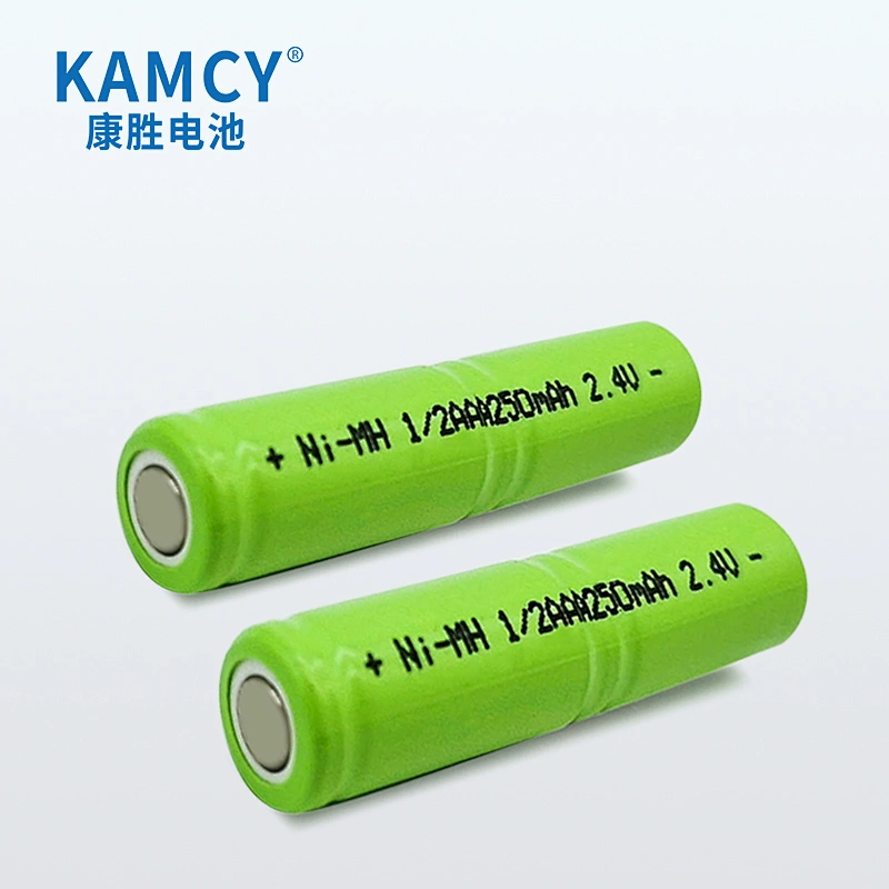 Rechargeable Ni-mh 1/2AAA battery pack 2S1P 250mah nimh battery pack 2.4V for toys