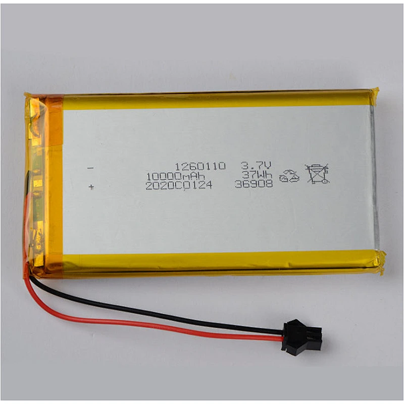 Power Bank Polymer Battery Long Cycle Life 10000mAh  1260110 Lipo Battery