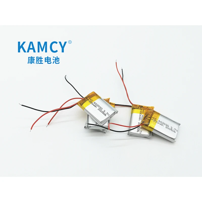 Rechargeable 602030 3.7v 300mah li polymer battery 300mah lipo 602030 for Electric toy