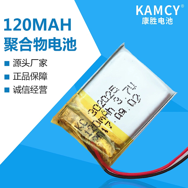 Power Bank Polymer Battery Long Cycle Life 120mAh  302025 Lipo Battery  for lighting