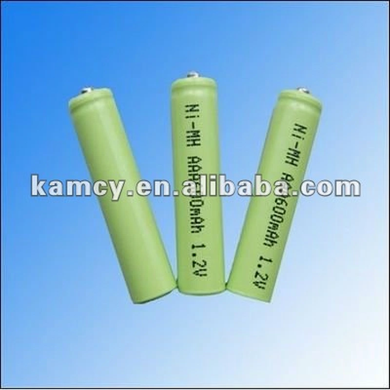 Rechargeable NiMH AAA600mAh 3.6V battery pack with wires and connector for home appliances