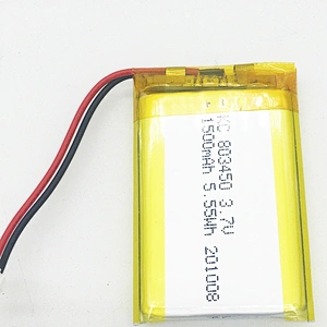 Lithium Polymer Battery 3.7V Long Cycle Life 500 Times 1500mAh 803450 Lipo Battery