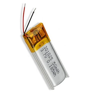 Factory supply 3.7V 50mAh li polymer batteries for beauty equipment