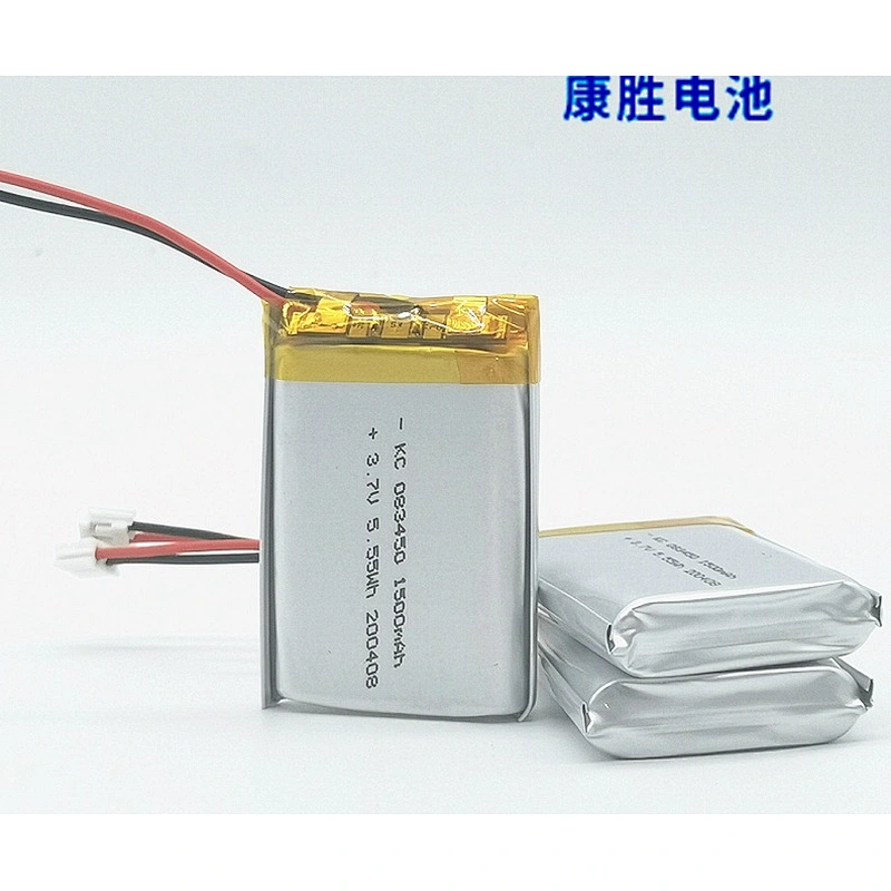 803450 3.7v 1500mAh Rechargeable Lipo Battery IEC UN38.3 MSDS Approved Lithium Polymer Battery