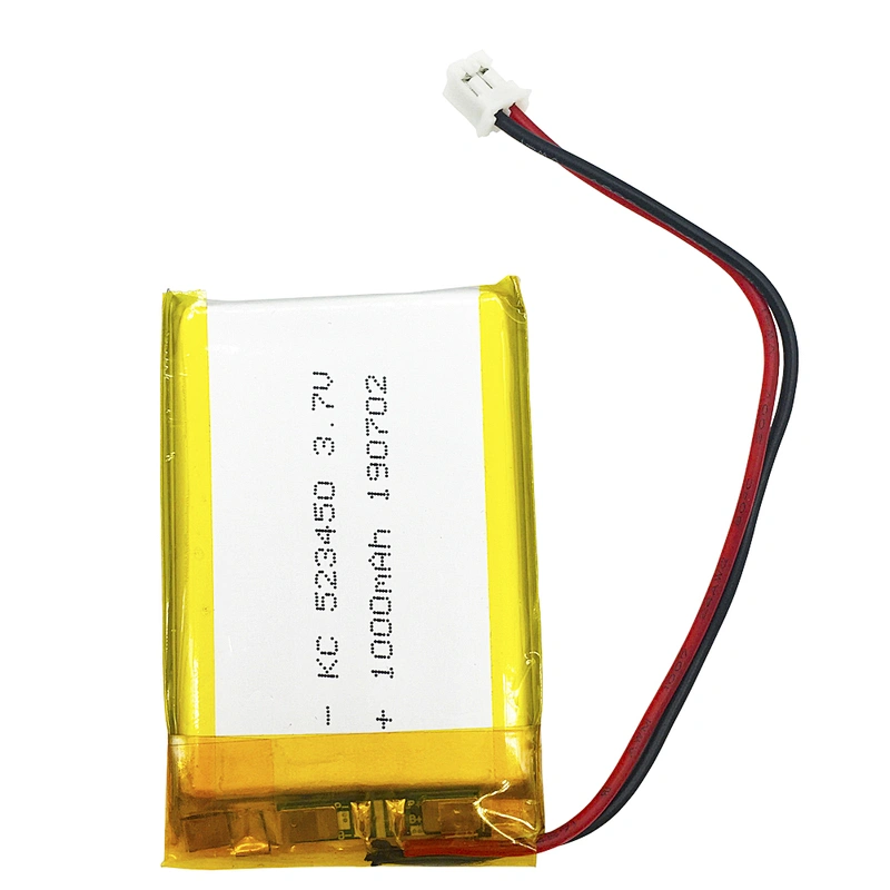 Consumer Electronic 1000mAh 523450 Lipo Battery Long Cycle Life 500 Times Polymer Battery