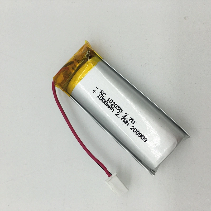 Rechargeable 102050 3.7v 1000mah lithium polymer battery 1000mah lipo battery 3.7V for headset