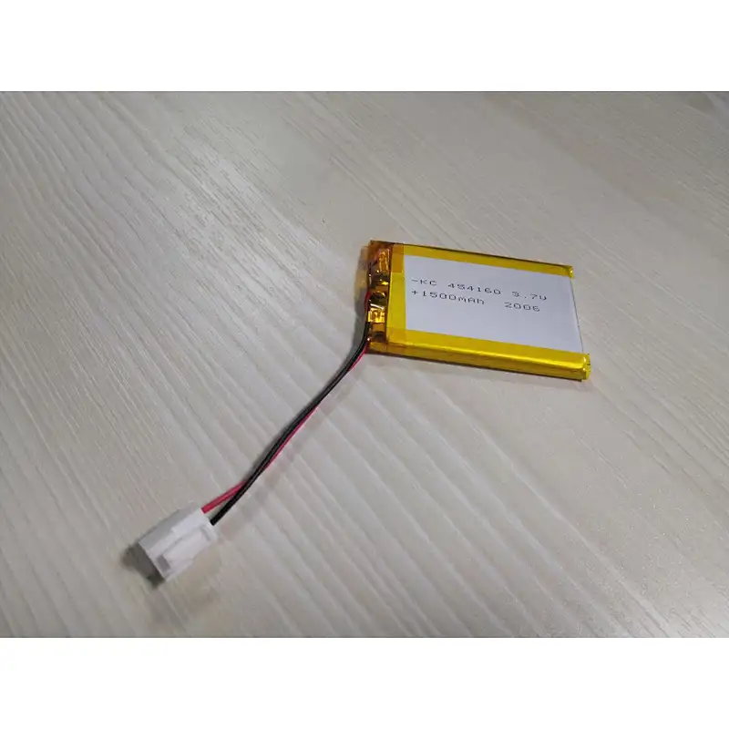 certified 454160 3.7V 1500mAh lithium polymer batteries for massage