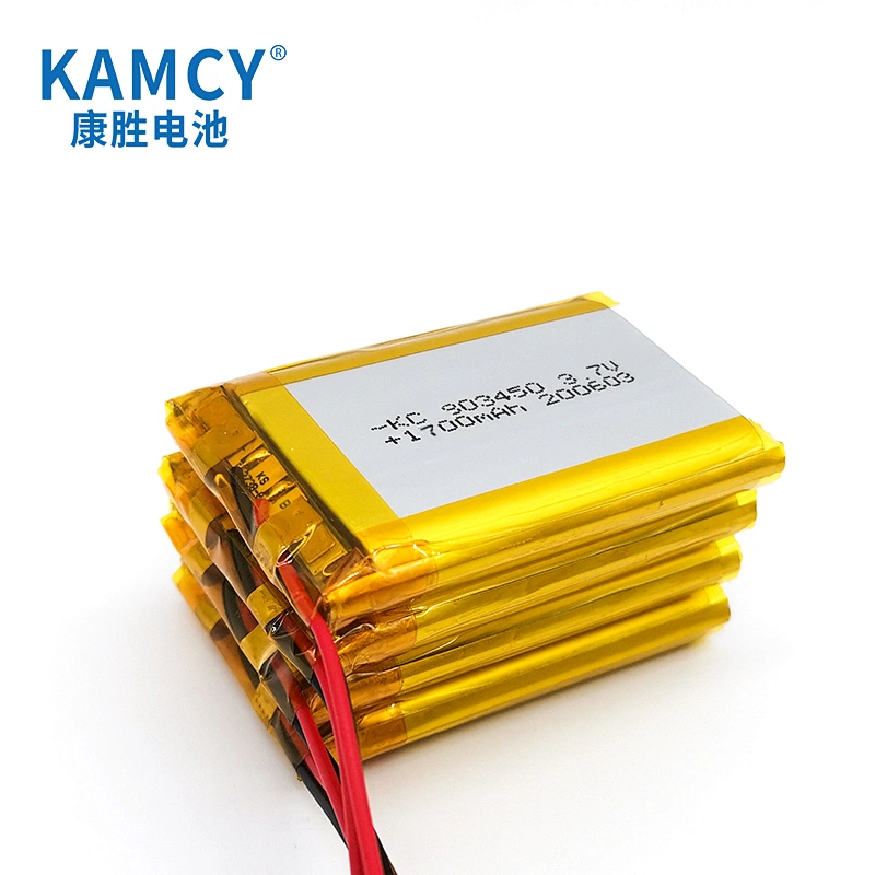 Rechargeable lipo battery pack 903450 3.7V 1700mAh with KC certificate for Korea market