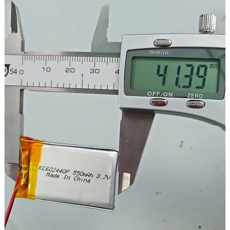 Factory rechargeable 602440 Lipo battery 550mah 3.7V battery for sweeping machine
