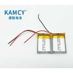 Rechargeable 602030 3.7v 300mah li polymer battery 300mah lipo 602030 for Electric toy
