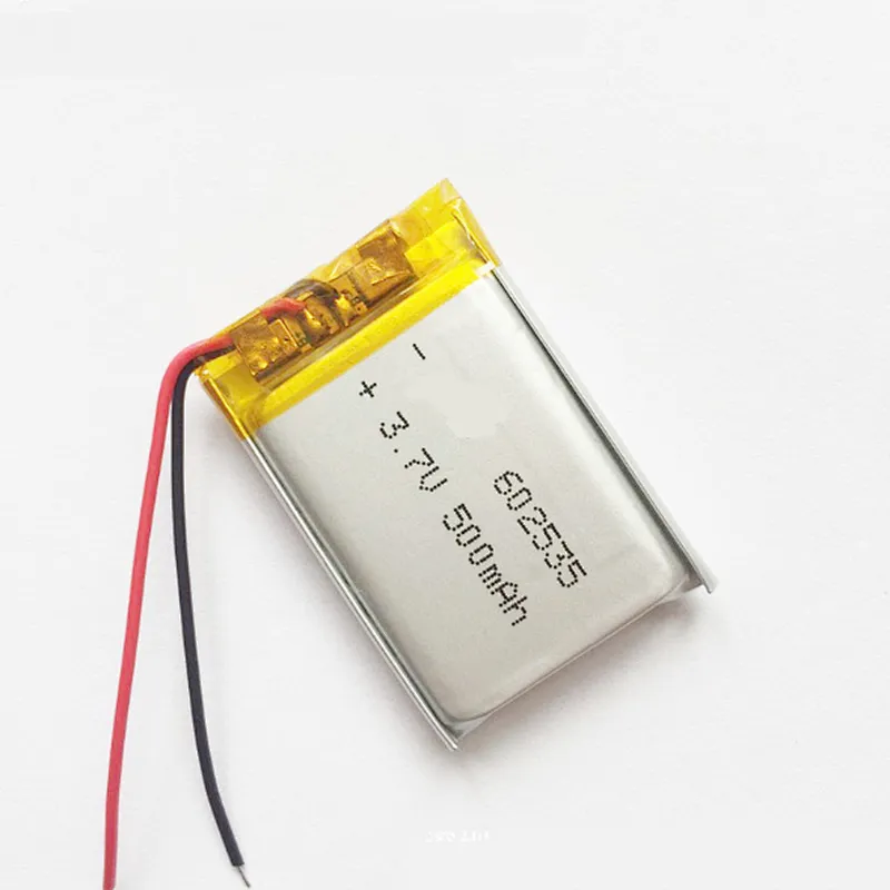 Factory rechargeable 602535 Lipo battery 500mah 3.7V battery for sweeping machine