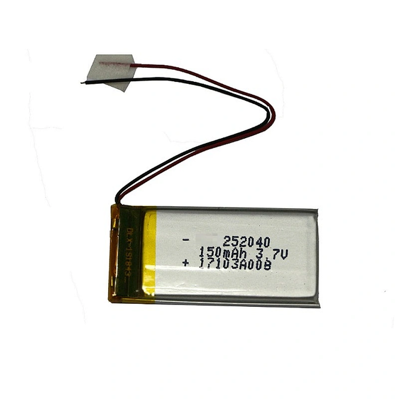 Power Bank Polymer Battery Long Cycle Life 150mAh  252040 Lipo Battery