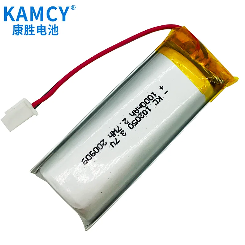 Hot Selling Lipo Battery 3.7V 102050 LED Light Polymer Battery