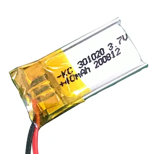 Power Bank Polymer Battery Long Cycle Life 40mAh  301020 Lipo Battery