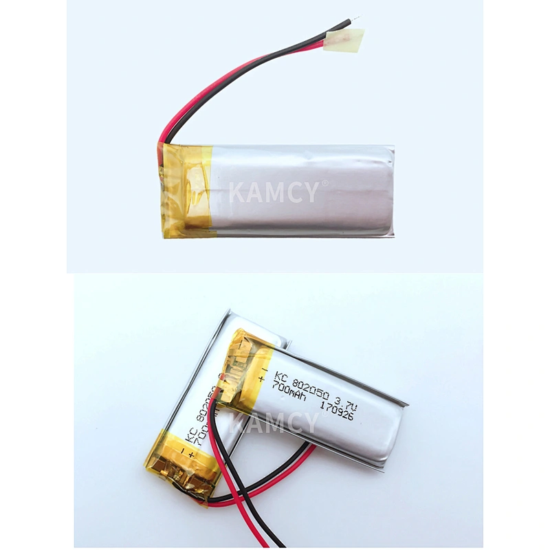 802050 3.7v 700mAh Rechargeable Lipo Battery IEC UN38.3 MSDS Approved Lithium Polymer Battery