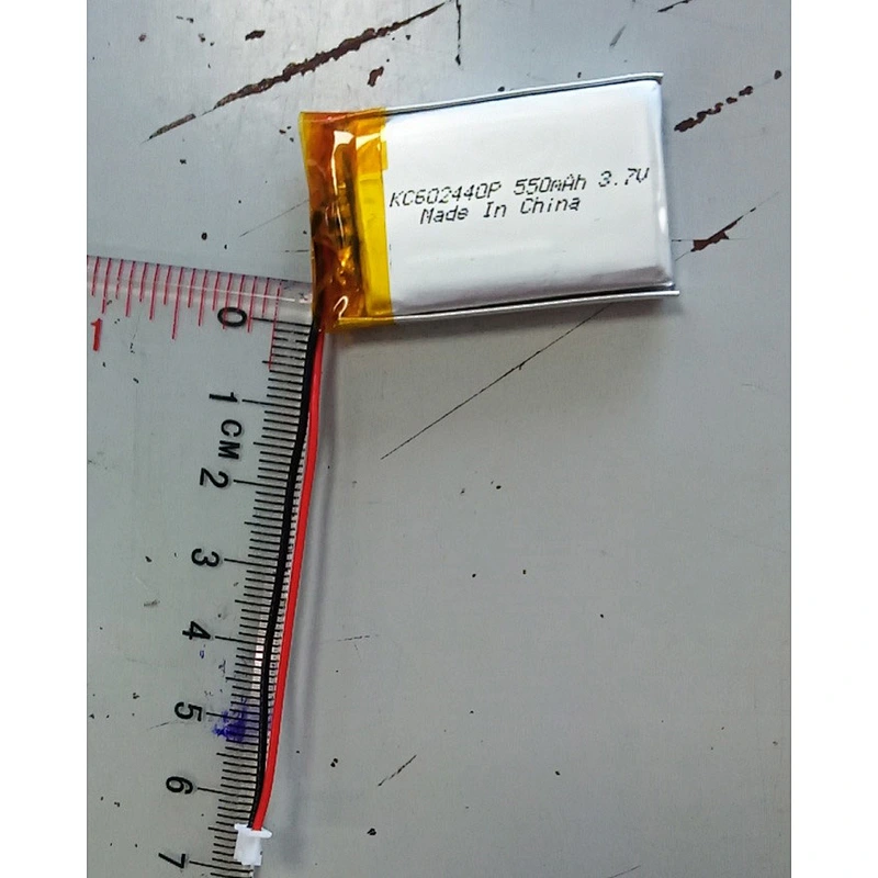 Factory rechargeable 602440 Lipo battery 550mah 3.7V battery for sweeping machine