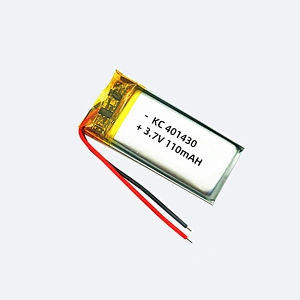 high quality 3.7V 120mAh li polymer rechargeable batteries