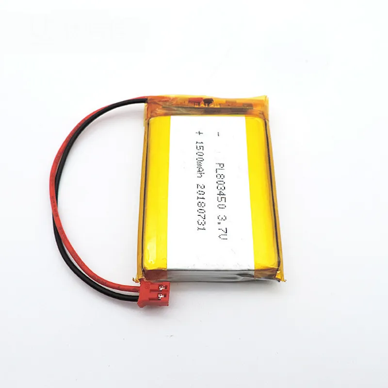 803450 3.7v 1500mAh Rechargeable Lipo Battery IEC UN38.3 MSDS Approved Lithium Polymer Battery