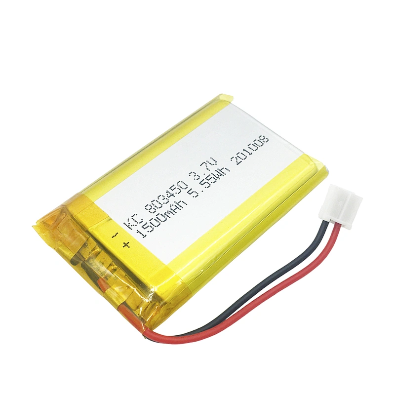 Lithium Polymer Battery 3.7V Long Cycle Life 500 Times 1500mAh 803450 Lipo Battery