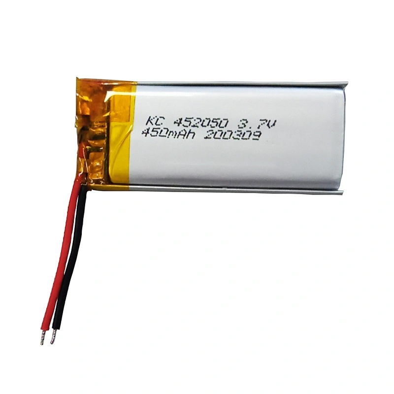 certified 452050 3.7V 450mAh lithium polymer batteries for massage