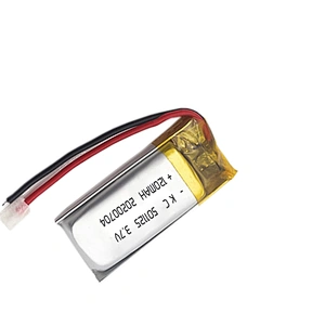 Wholesale 501225 3.7V Lipo battery rechargeable 120mAh li polymer small battery