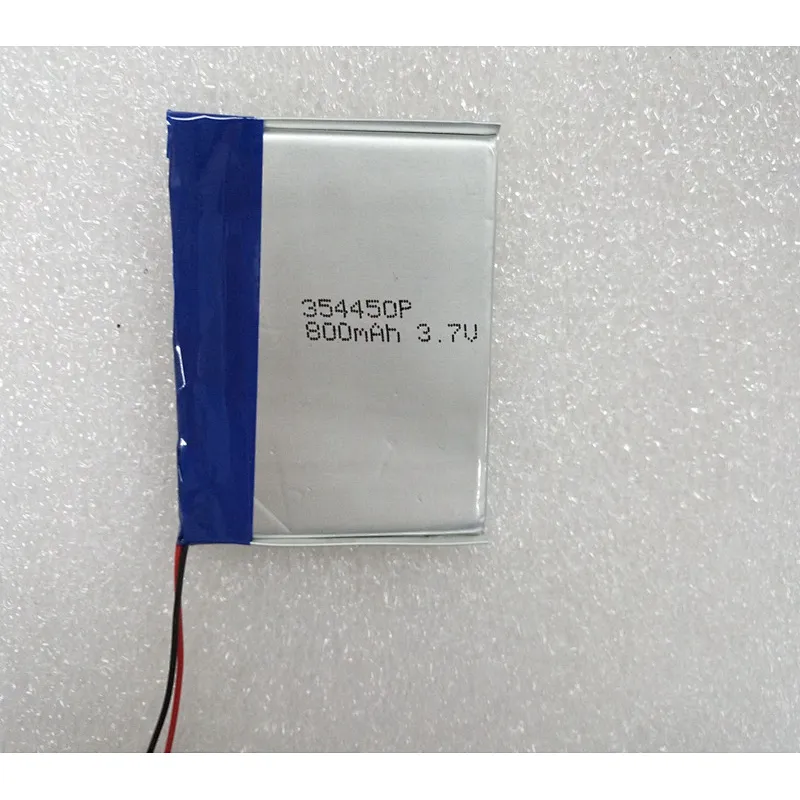 OEM ODM 354450 3.7V 800mAh lithium polymer batteries for wireless devices