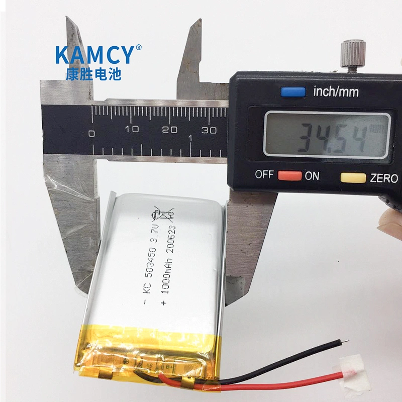 Factory rechargeable 503450 Lipo battery 1000mah 3.7V battery for sweeping machine