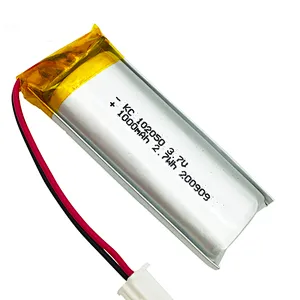 Hot Selling Lipo Battery 3.7V 102050 LED Light Polymer Battery