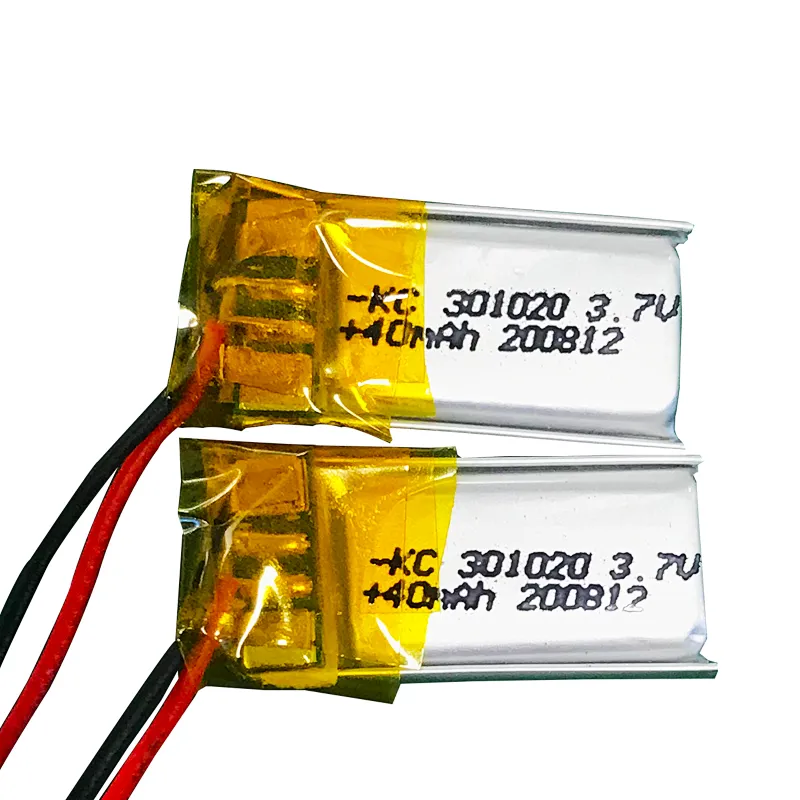 Power Bank Polymer Battery Long Cycle Life 40mAh  301020 Lipo Battery