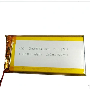 305080 3.7V 1200mAh lithium polymer batteries for wireless devices