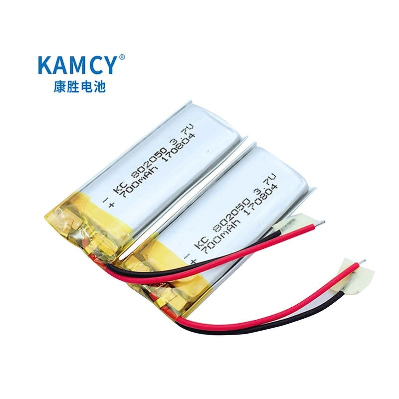 802050 3.7v 700mAh Rechargeable Lipo Battery IEC UN38.3 MSDS Approved Lithium Polymer Battery