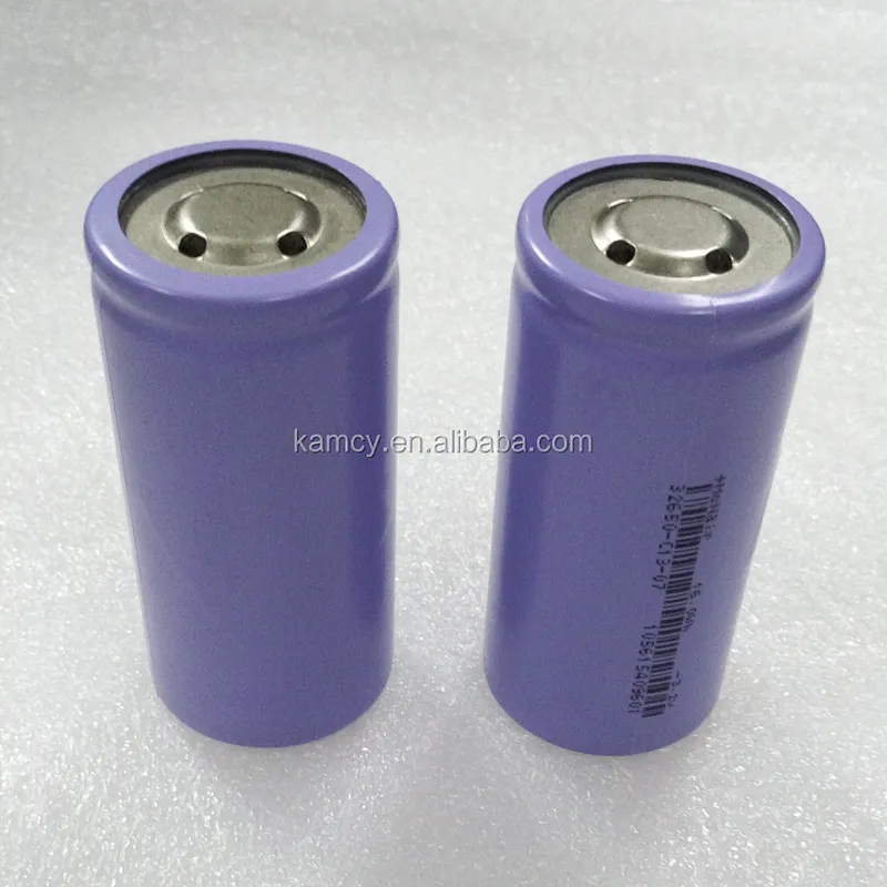 3.7V 6000mAh 32650 Lithium Ion Battery Cells
