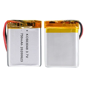 Factory rechargeable 503048 Lipo battery 750mah 3.7V battery for sweeping machine