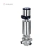 DONJOY stainless steel control valve pneumatic non-retention 3 way Ball Valve with control head