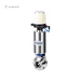 DONJOY Stainless steel Vertical   pneumatic threaded butterfly valve with controller