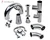 DONJOY 3A DIN SMS AS BS stainless steel pipe fitting 45 degree elbow