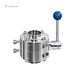 DONJOY Stainless steel mixing proof butterfly valve with pull handle