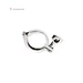 DONJOY sanitary stainless steel single pin pipe clamp
