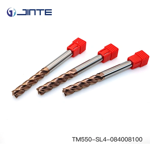 HRC55 Long Flute Solid Carbide End Mills Cutters for steels and cast iron