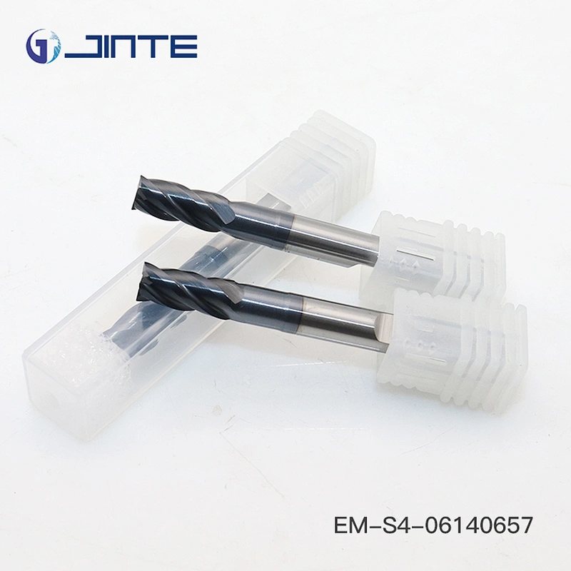 4F flat head end mills with TiSiN D6x60 for high hardness steel