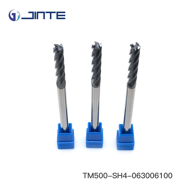 D6x100mm Long Neck Cutter Tungsten Solid Carbide Flat End Mill 4 Flute Endmills