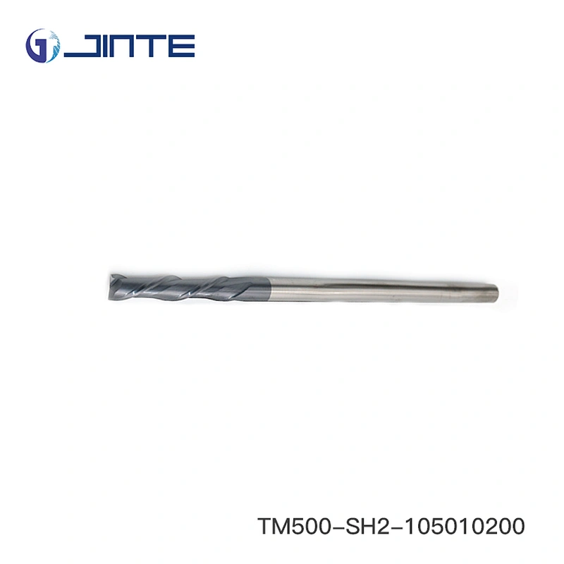 carbide cnc cutting tools 2 Flute end mill extra long 200mm spiral cutters for milling machine