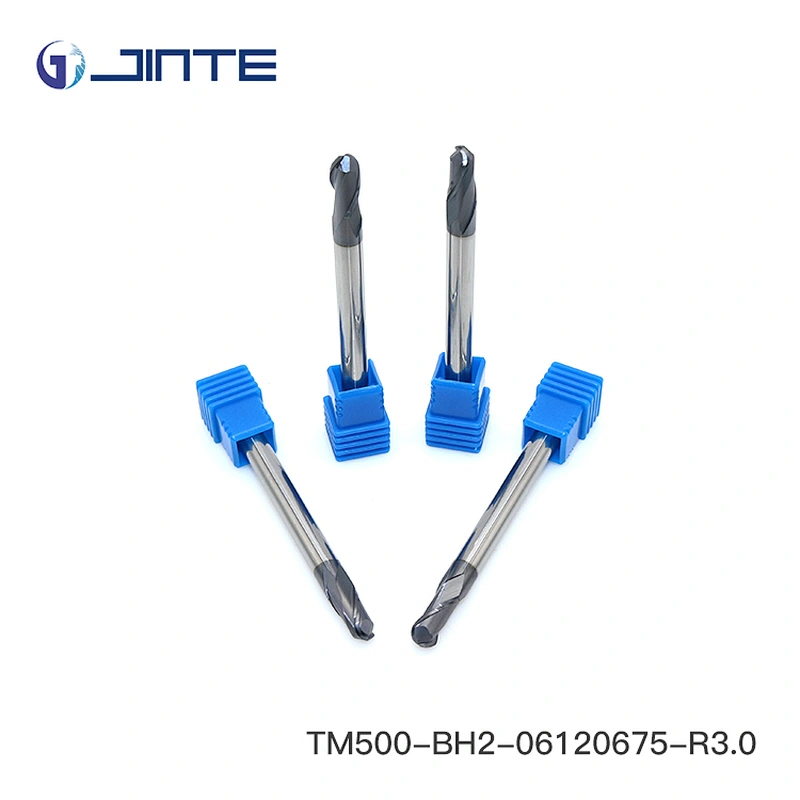 6mm 50HRC carbide 2 flute bull nose end mill cutting tool for cnc milling machine