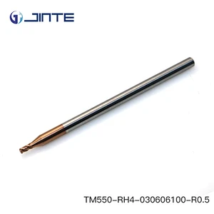 1mm long shank Tungsten Carbide ball End Mill HRC55
