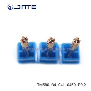 JINTE Solid Carbide HRC50 solid Carbide Corner Radius End Mills End Mill Cutting Tools
