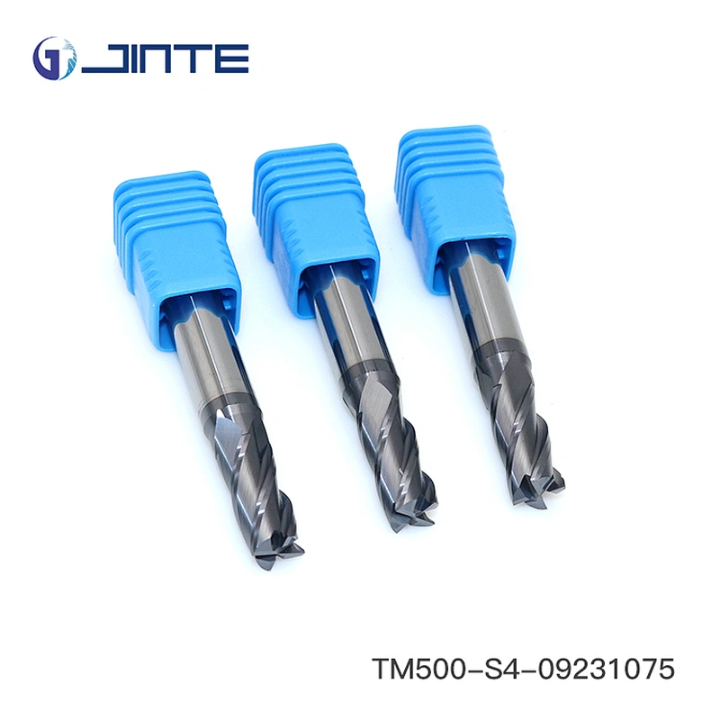 HRC50 4 Flutes Flat Tungsten Carbide End Mill CNC Milling Cutter Tool