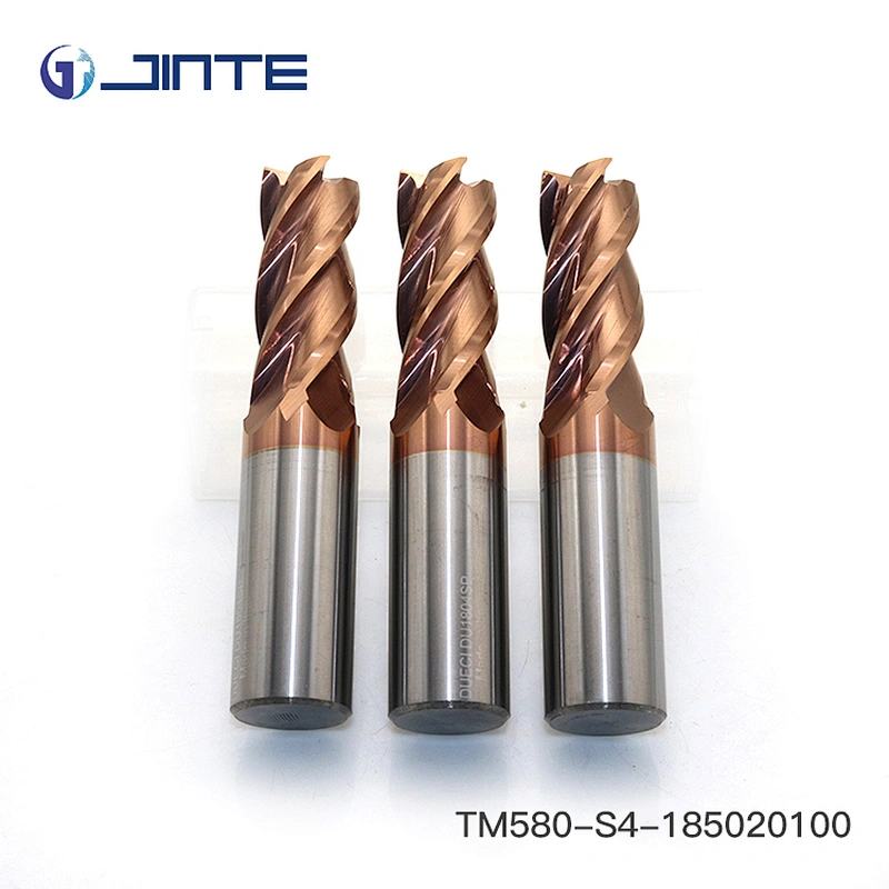 Tungsten Carbide 2 Flute 4 Flute End Mills For Metal working / Endmills Cutters Dia18x100