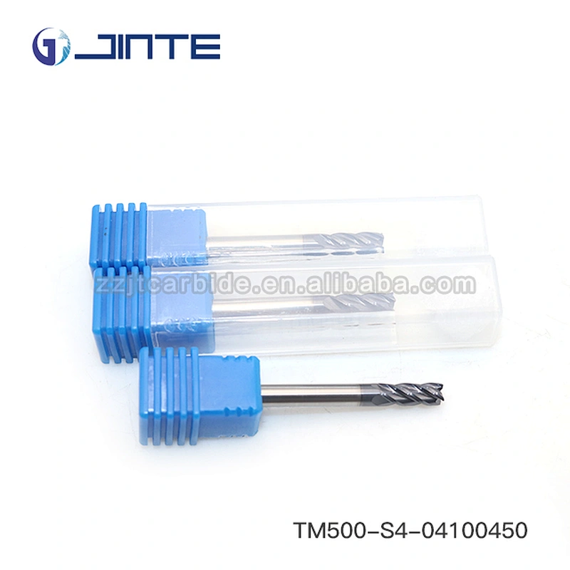 4 Flutes  Solid Carbide Square End Mill CNC Cutting Tools  for Metal Milling Cutter Bit