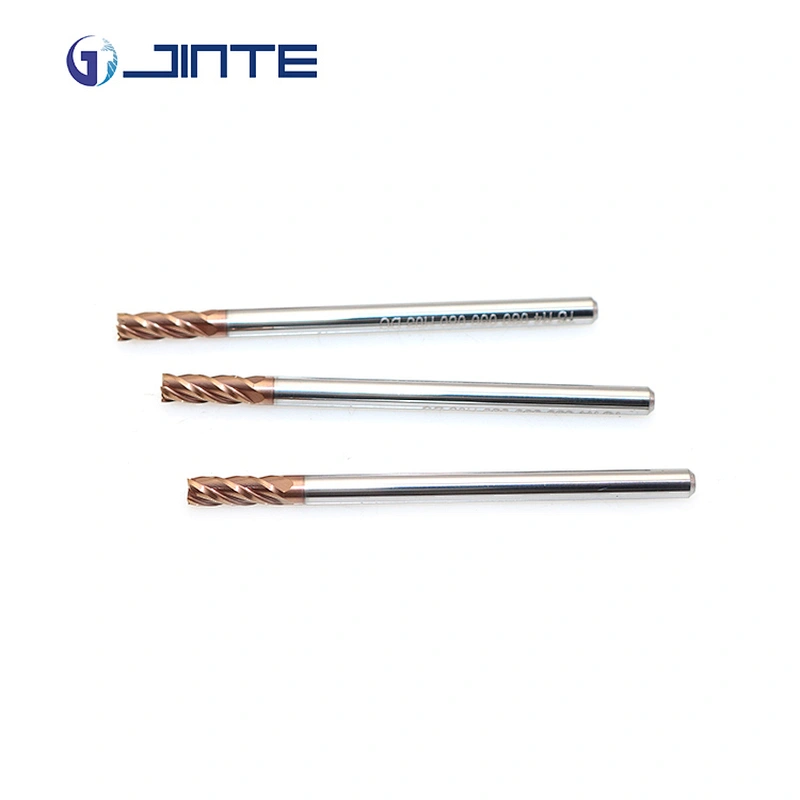 Best Price carbide 4F Square end mill cutting tools HRC55 endmill D3x50L for Carbon steel