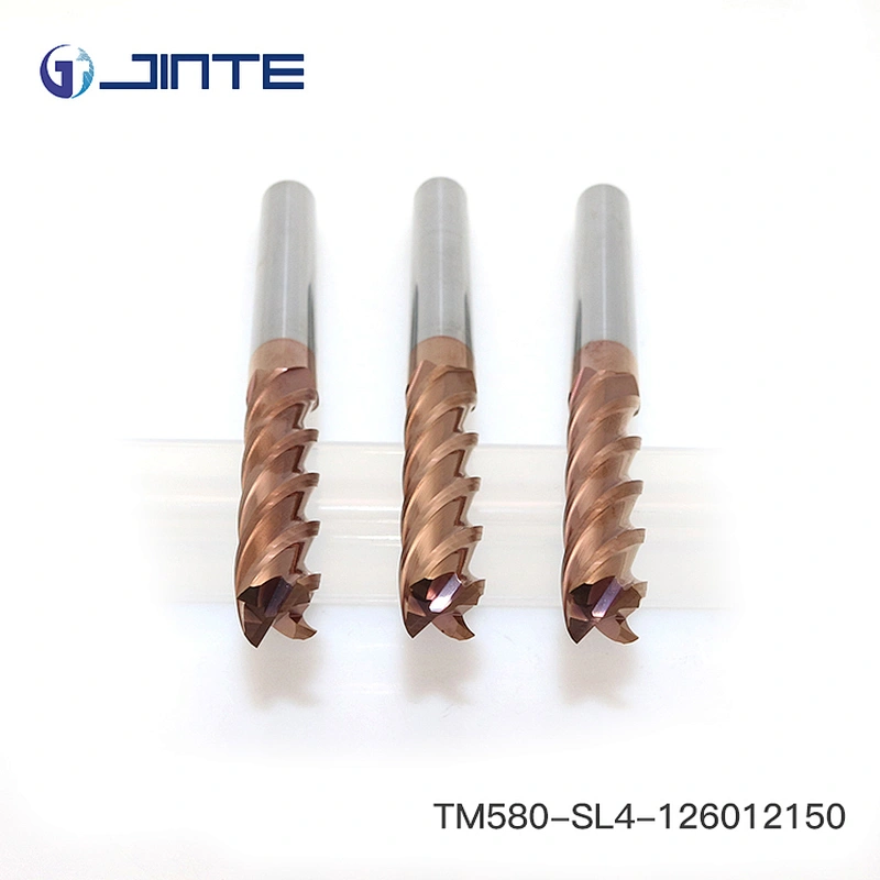 customized 12mm long flute 4 flute flatten end mill HRC58